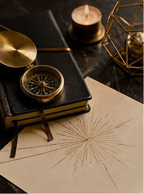 A journal and compass · the mentorship journey